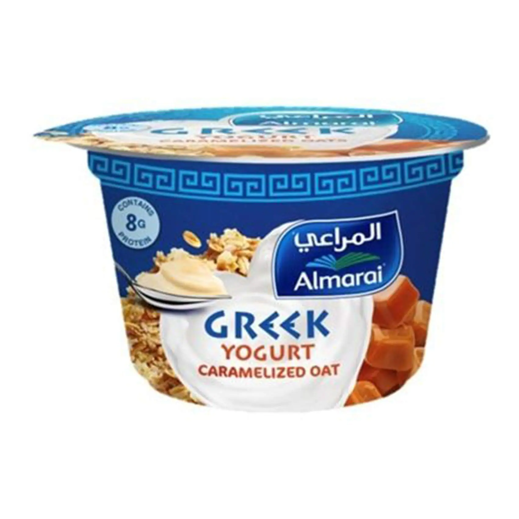 زبادي المراعي يوناني 170g-شوفان مكرمل - تسوق الآن من في ثواني زبادي المراعي يوناني 170g-شوفان مكرمل (قطعة) - متاح في الناصرية جملة ماركت