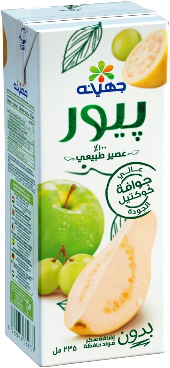 عصير جهينه بيور - جوافه - تسوق الآن من في ثواني عصير جهينه بيور - جوافه (قطعة) - متاح في الناصرية جملة ماركت